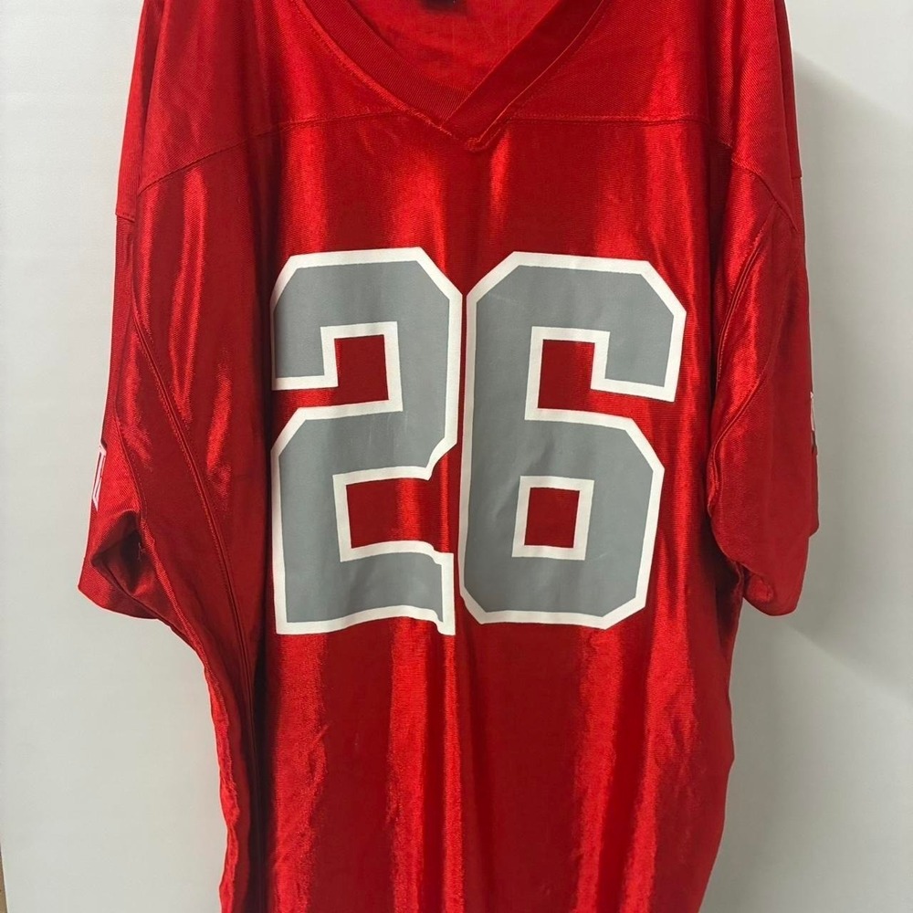 Mens Starter Ohio State Buckeyes red football jersey